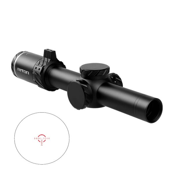 3tactix1824a5af.jpg RITON OPTICS 3 TACTIX 1-8X24 30MM OT BLK