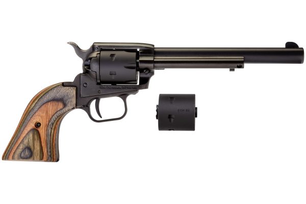 rr22mbs6070c.jpg HERITAGE MANUFACTURING 22LR/22M BLK/CAMO LAM 6.5" FS