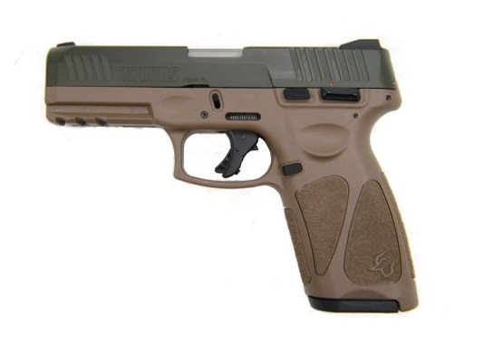 tag39odgbrca0f TAURUS G3 9MM OD GRN/BROWN 4" 17+1