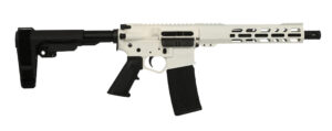 wise0001whitelong72e0 WISE ARMS WA-15B 5.56MM WHT 10.5" SBA3