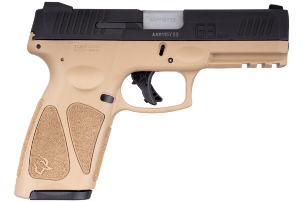1g341t417f TAURUS G3 9MM BLK/FDE 4" 15+1