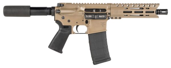 db15pcml7fde2f4c DIAMONDBACK FIREARMS DB-15 PIST 5.56MM FDE 7"