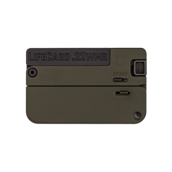 lc2odg8cb2.jpg TRAILBLAZER FIREARMS LIFECARD 22MAG BLACK/OD GREEN