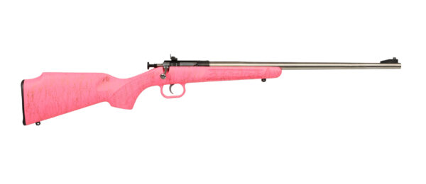 pinkright0fb1 KEYSTONE SPORTING ARMS CRICKETT 22LR SS PINK/GOLD WEB
