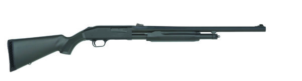 5642450012gaslugsterbd74 MOSSBERG 500 SLUGSTER 12/24 3" BL/SYN