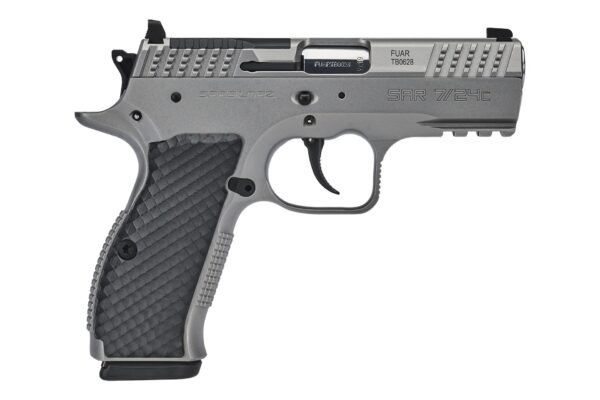 724cbeab.jpg SAR FIREARMS 7/24 COMPACT 9MM SS 3.9" 17+1