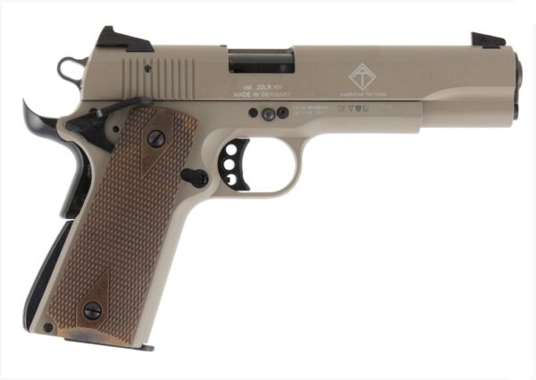 gerg2210m1911tb741.jpg AMERICAN TACTICAL INC GSG M1911 22LR TAN/WD 5" 10+1
